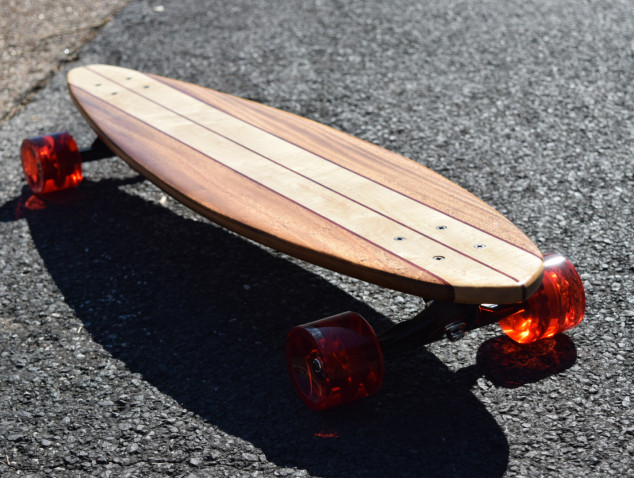 36" Canarywood and Maple Longboard - Image 2