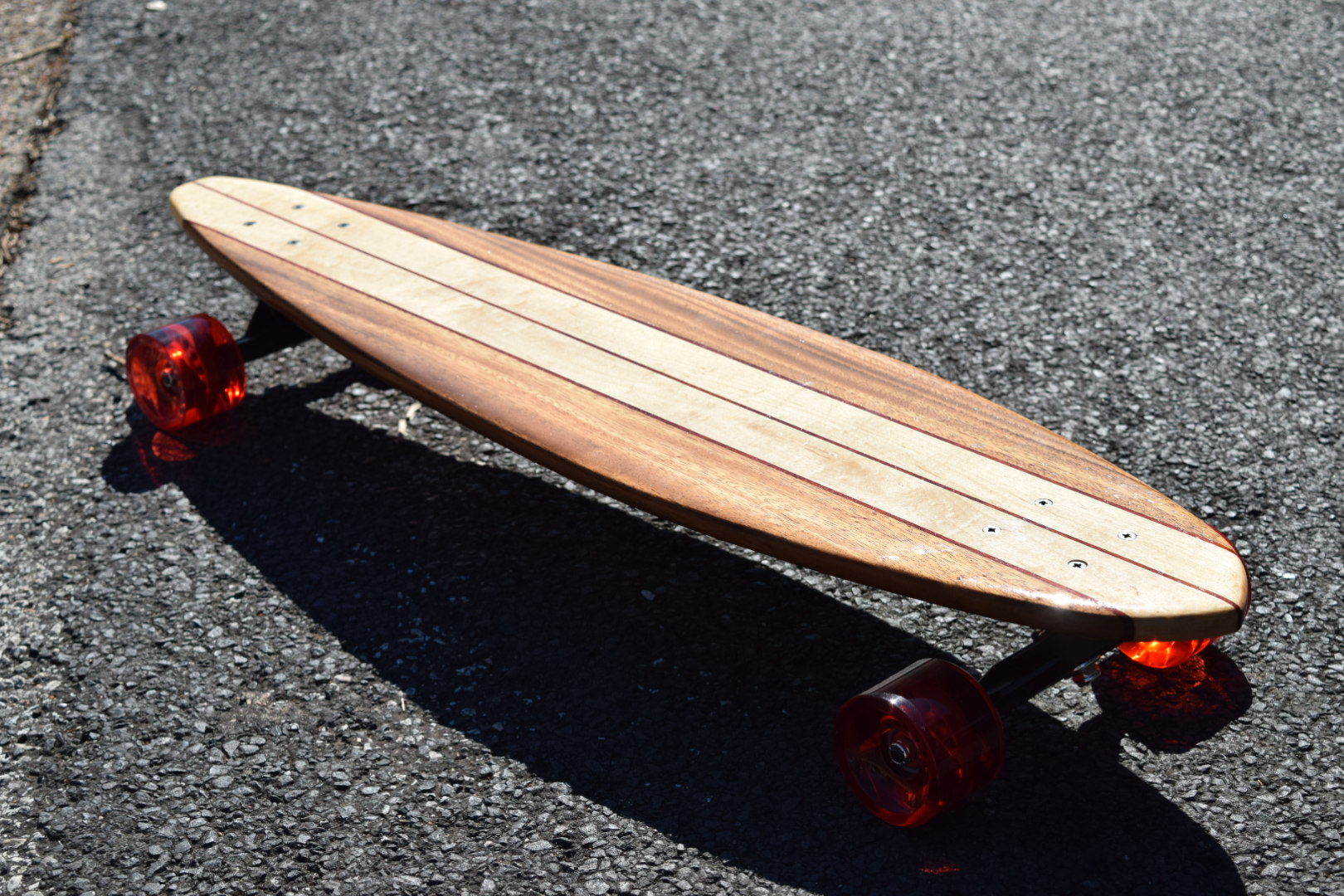 36" Canarywood and Maple Longboard - Image 4